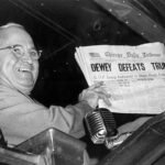 November 2, Truman defeats Dewey