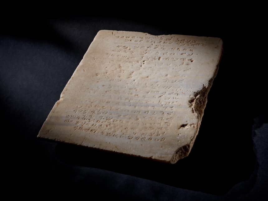 Oldest Known Inscription of Ten Commandments Heads to Auction