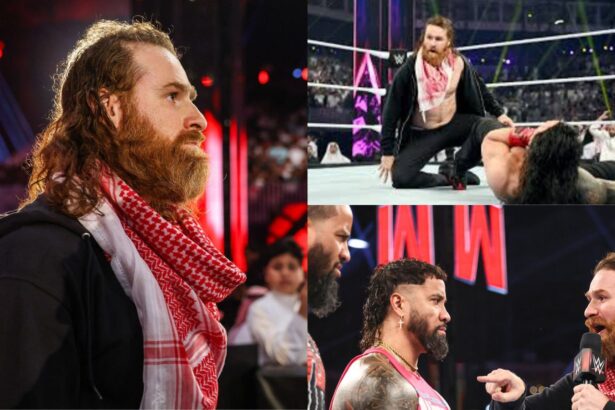 Sami Zayn sends a message to the OG Bloodline after confronting The Usos; reacts before meeting Roman Reigns