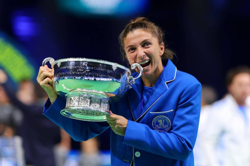 Sara Errani serves up another tennis trophy for Italy at the Billie Jean King Cup