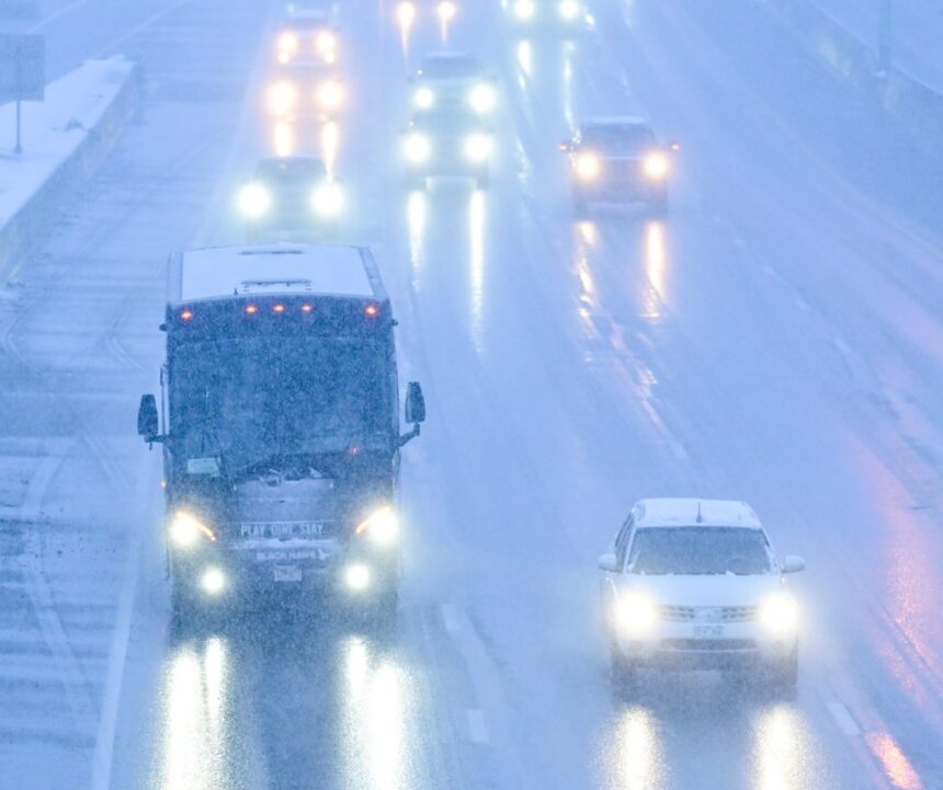 Snow in the mountains Monday, freezing temps Tuesday