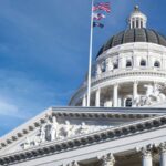 The California State Capitol in Sacramento, California.