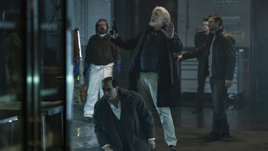 'The Penguin's' Clancy Brown on Salvatore Maroni's Death, Oz's Torture