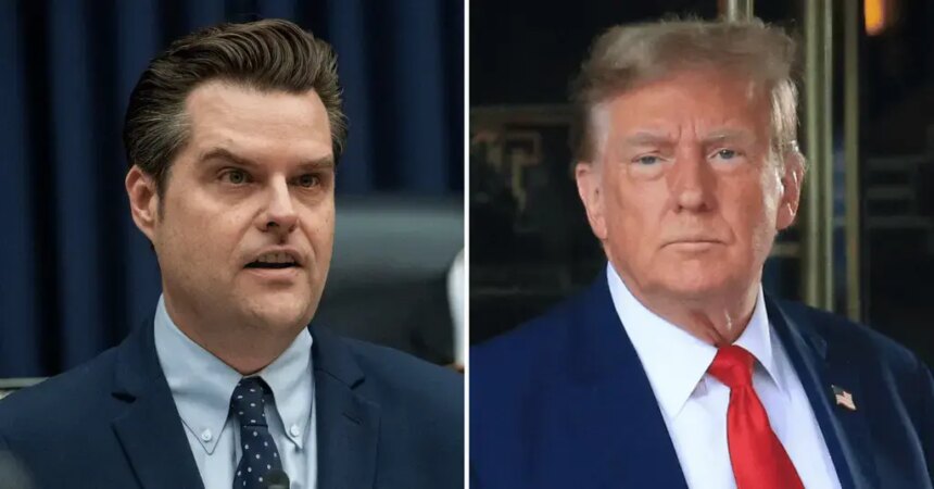 The Reason Why Donald Trump Nominated Matt Gaetz For Attorney General