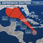 Tropical Depression 18 likely strengthening into Hurricane Rafael, hit Gulf Coast