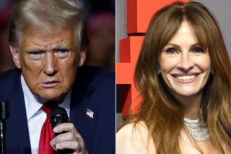 Trump Slams Julia Roberts for Narrating 'Cringe' Kamala Harris Ad