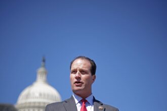 U.S. Representative August Pfluger of Texas, pictured in Washington, DC, in March 2024.