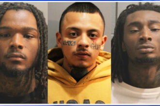 3 men charged with 3 armed robberies after police helicopter tracked them down, officials say