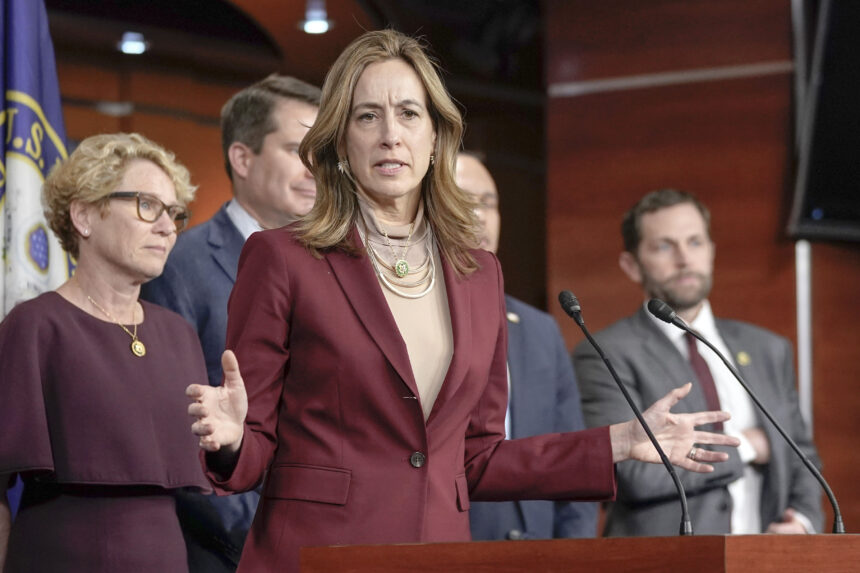 Rep. Mikie Sherrill comes from a politically centrist background.