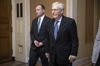 Senate Leadership Fund was long run by top lieutenants of Sen. Mitch McConnell, who played a prominent role in selecting aides for the Senate campaign groups.