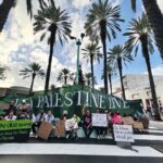 Activists Hold "No to Genocide" Protest Outside Art Basel Miami Beach