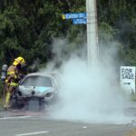 Crews called out to car fire