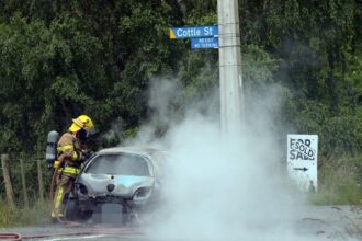 Crews called out to car fire