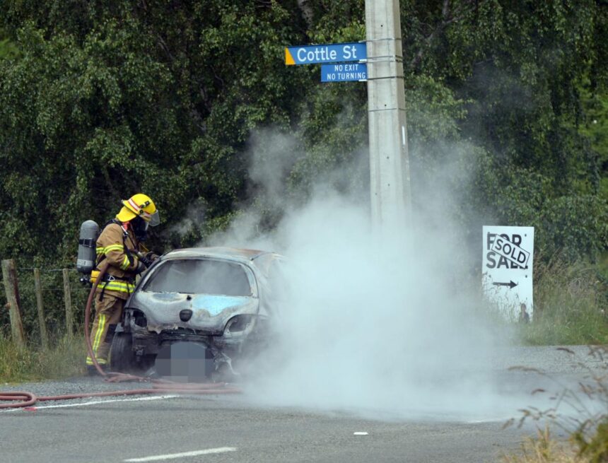 Crews called out to car fire