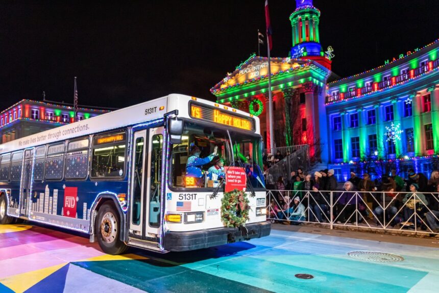 Denver's Parade of Lights shuts down RTD light rail, detour bus routes