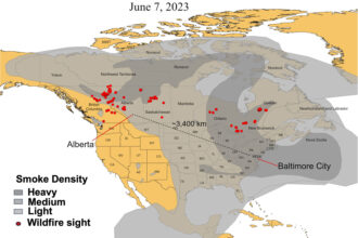 Exposure to remote wildfire smoke linked to increased medical visits for heart and lung problems