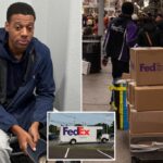 FedEx driver with no Christmas spirit allegedly dumped holiday packages in the woods