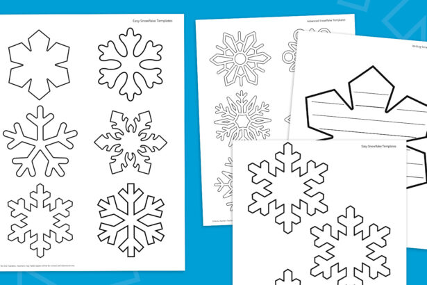 Free Snowflake Template Printable Bundle