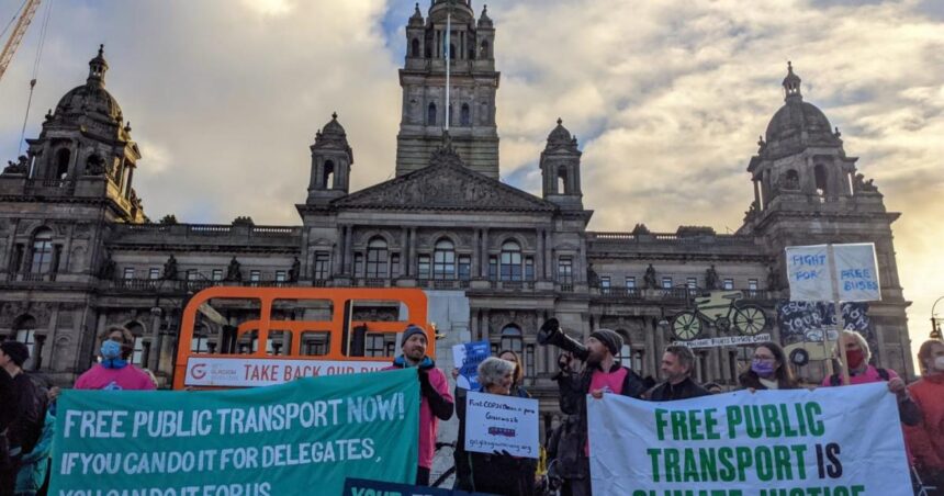 Free public transport puts Glasgow on track