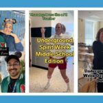 TikTok examples of underground spirit week