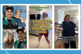 TikTok examples of underground spirit week