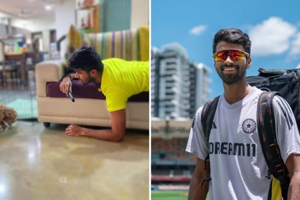 [In Pictures] Washington Sundar makes cheeky Gabba reference ahead of BGT 2024-25 3rd Test