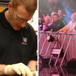 The star needed assistance from WWE personnel following the match (via WWE