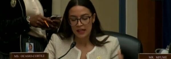 Alexandria Ocasio-Cortez calls out House Republicans for targeting blue states in COVID fraud investigation.