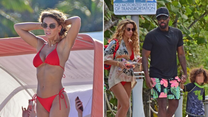 Jason Derulo's Ex Jena Frumes Wears Red Bikini During Family Beach Day