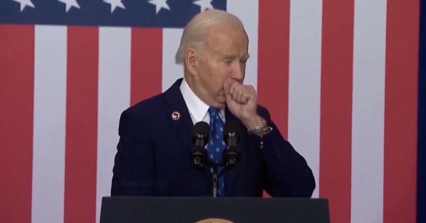 Joe Biden Sounds Horrible as He Hacks Up a Lung During Remarks at Department of Labor Event (VIDEO) | The Gateway Pundit