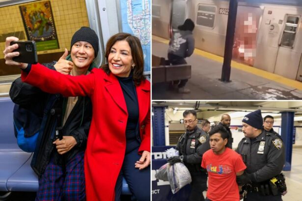 Kathy Hochul ripped for tweet about improved subway safety after NYC straphanger lit on fire