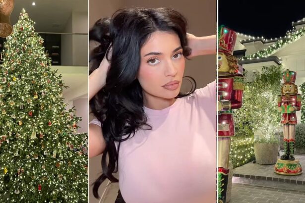 Kylie Savaged Over ‘Wasteful’ and ‘Gaudy’ Christmas Decoration Display