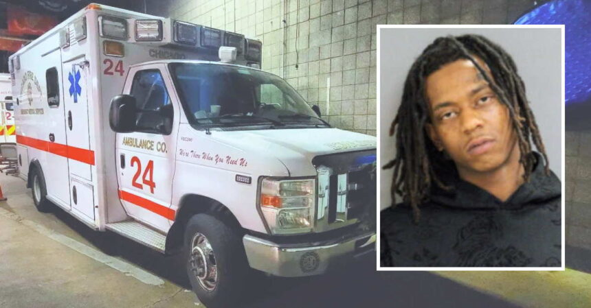 Man charged with robbing Chicago Fire Department ambulance crew