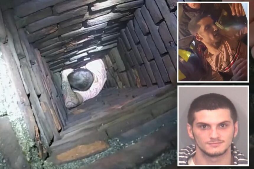 Massachusetts man Robert Langlias gets caught in chimney while trying to evade police