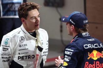 Max Verstappen threatened to ‘put me in the wall’ after stewards’ meeting, George Russell claims