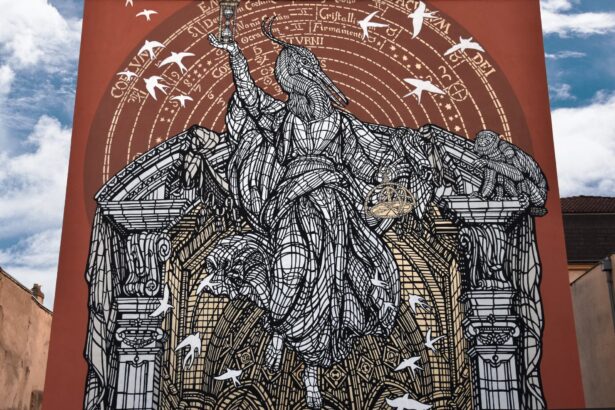 MonkeyBird’s Majestic Murals Bend Time Through Elaborately Stenciled Compositions — Colossal