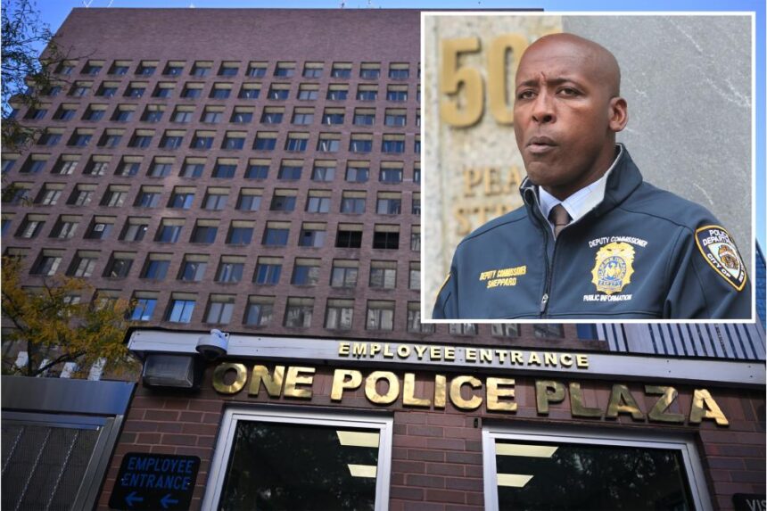 NYPD public information boss Tarik Sheppard has been demoted