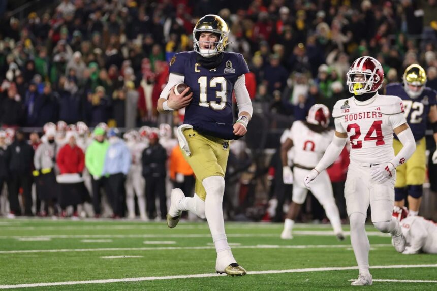 Notre Dame rolls past Indiana in College Football Playoff opening game: What’s next?