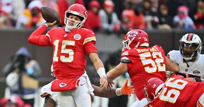 Patrick Mahomes Seen on Cart with Ankle Injury After Chiefs Game