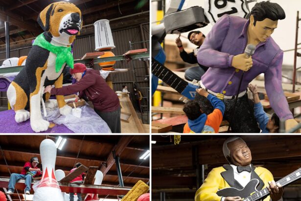Rose Parade Has No Thorns, Floats Look Ready for New Year’s Day