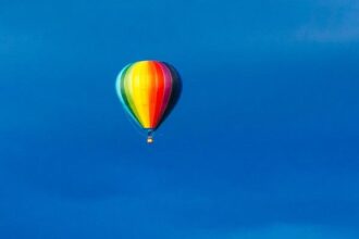 Rough landing for hot air balloon