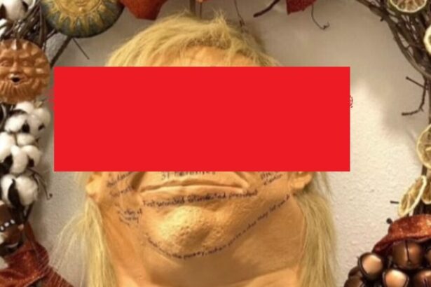 Sick and Wicked Fountain Hills, AZ Democrats Hang Wreath with President Trump’s Severed Head as Christmas Decoration |