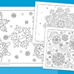 Snowflake Coloring Pages Feature