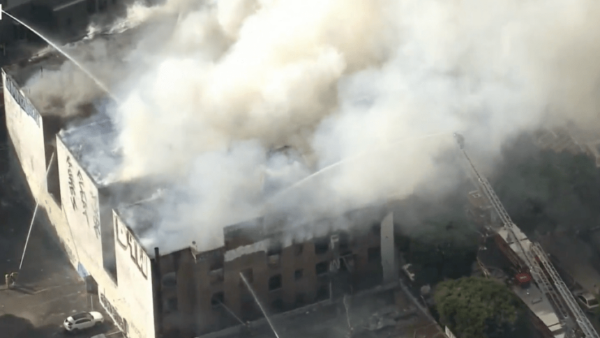 The Doors 'Morrison Hotel' Building in Downtown LA Damaged by Fire