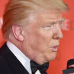 Trump attends 2016 Time 100 Gala at the Times Warner Center on April 26, 2016, in New York City.