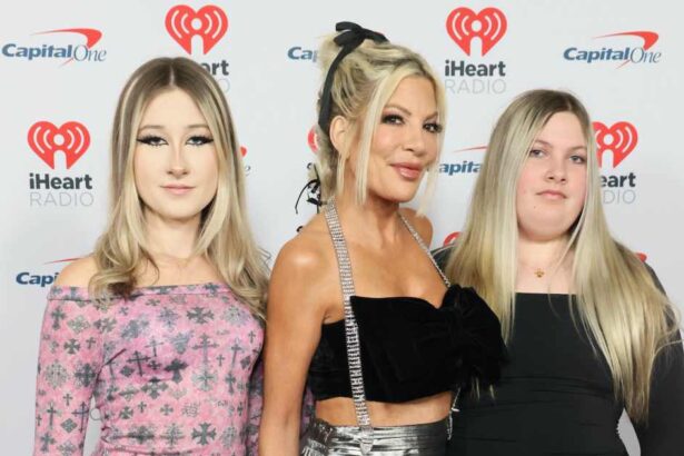 Tori Spelling Enjoys Night Out with Daughters at Jingle Ball in L.A.