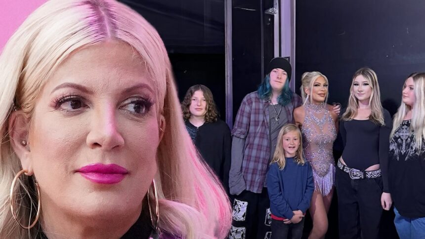 Tori Spelling Talks About Mom Guilt, ‘Their Lives Are Not Stable’