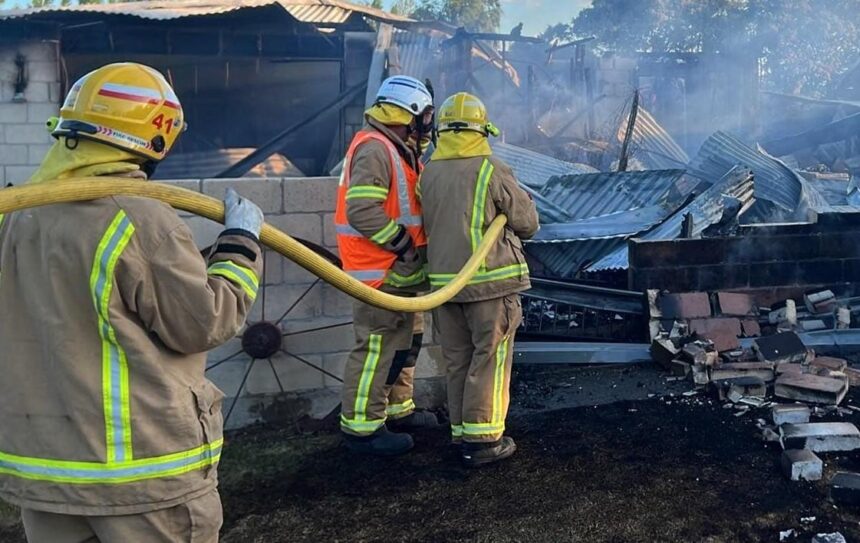 Two-storey Canterbury home destroyed by fire