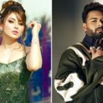 Urvashi Rautela (left) and Rishabh Pant. (Pics: Instagram/rishabpant/urvashirautela)