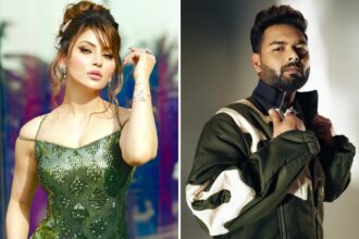 Urvashi Rautela (left) and Rishabh Pant. (Pics: Instagram/rishabpant/urvashirautela)